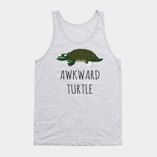 Awkward Turtle Tank Top